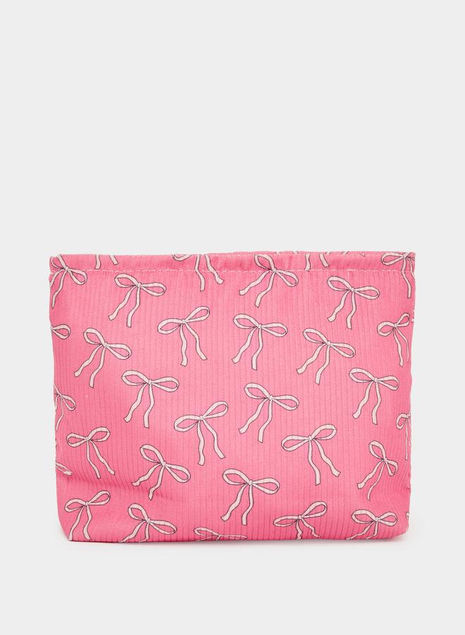 Styli Pink Ribbon Wash Bag - Image 1